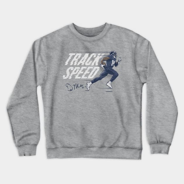 DK Metcalf Track Speed Crewneck Sweatshirt by Chunta_Design